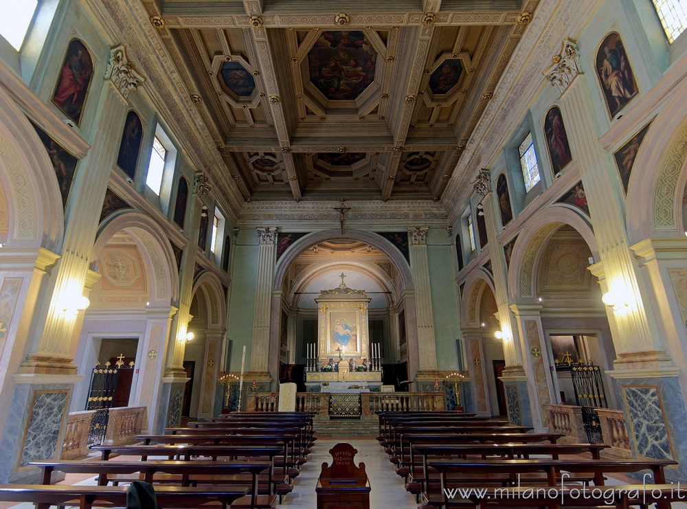 Milan (Italy) - Interior of the Church of Santa Maria della Consolazione